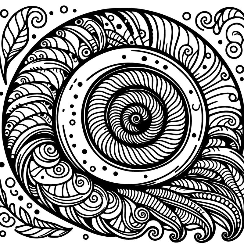detailed spiral pattern