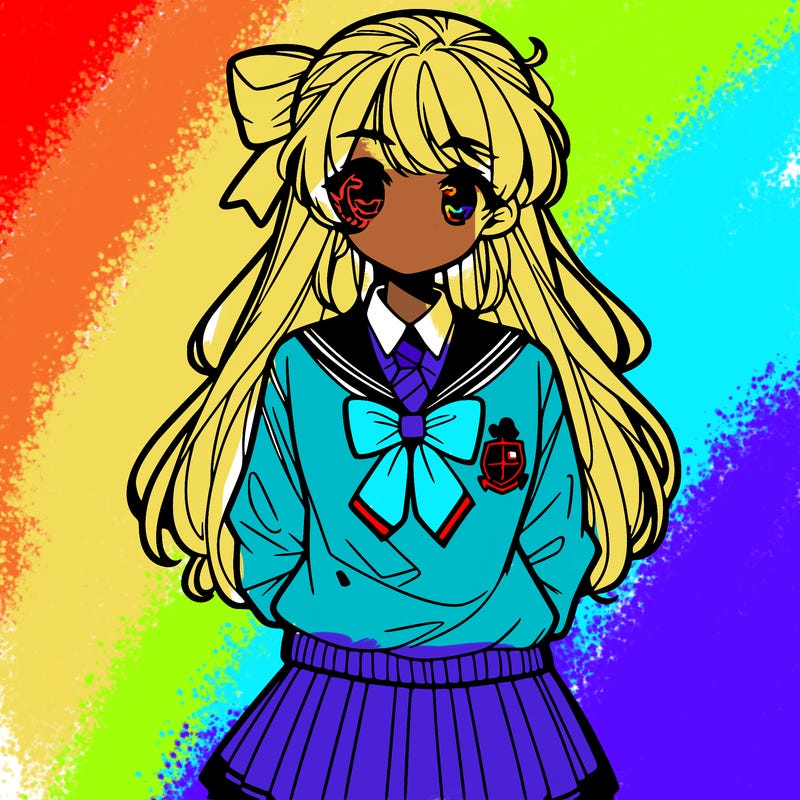 preppy anime girl