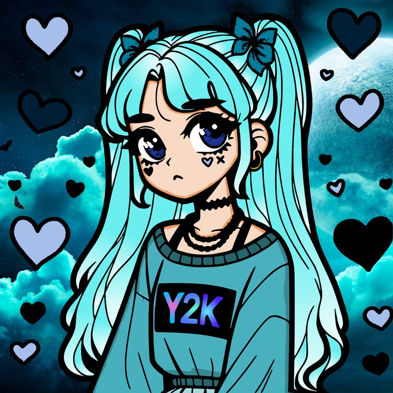 y2k aesthetic girl