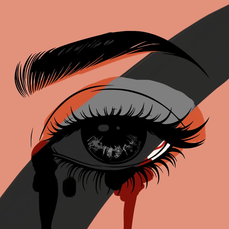eye closed realistic