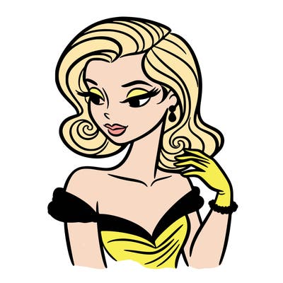 an elegant woman