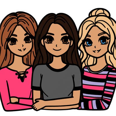 3 girl best friends
