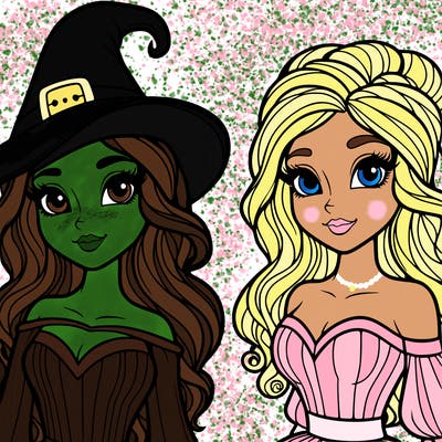 elphaba and glinda