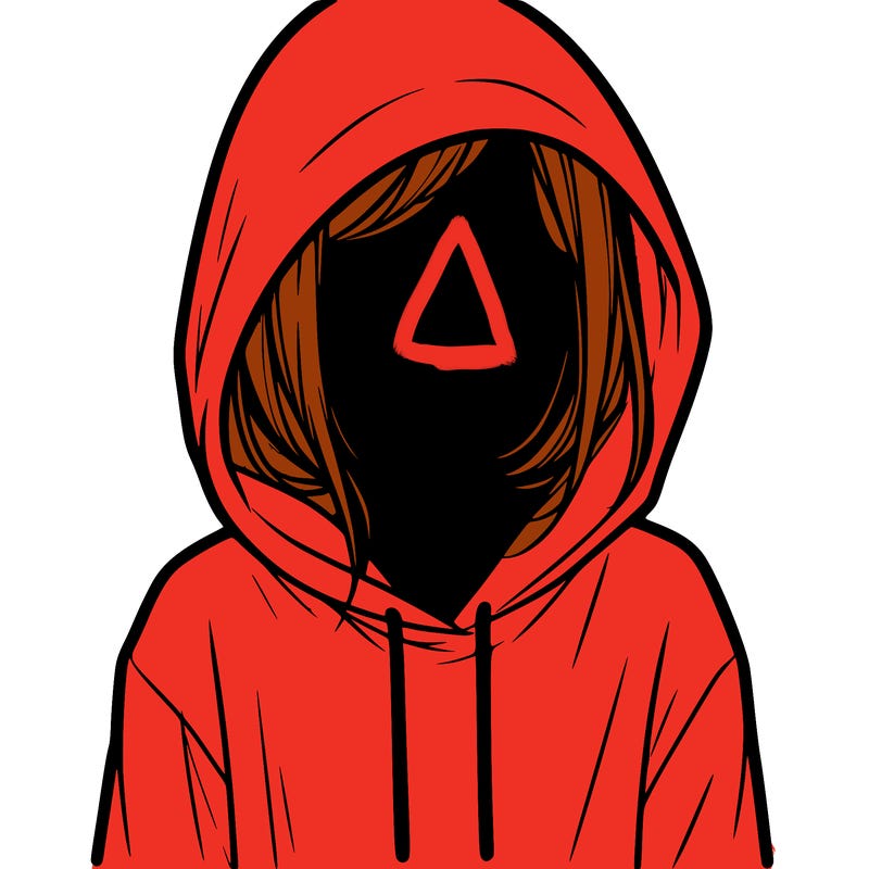 faceless girl in hoodie