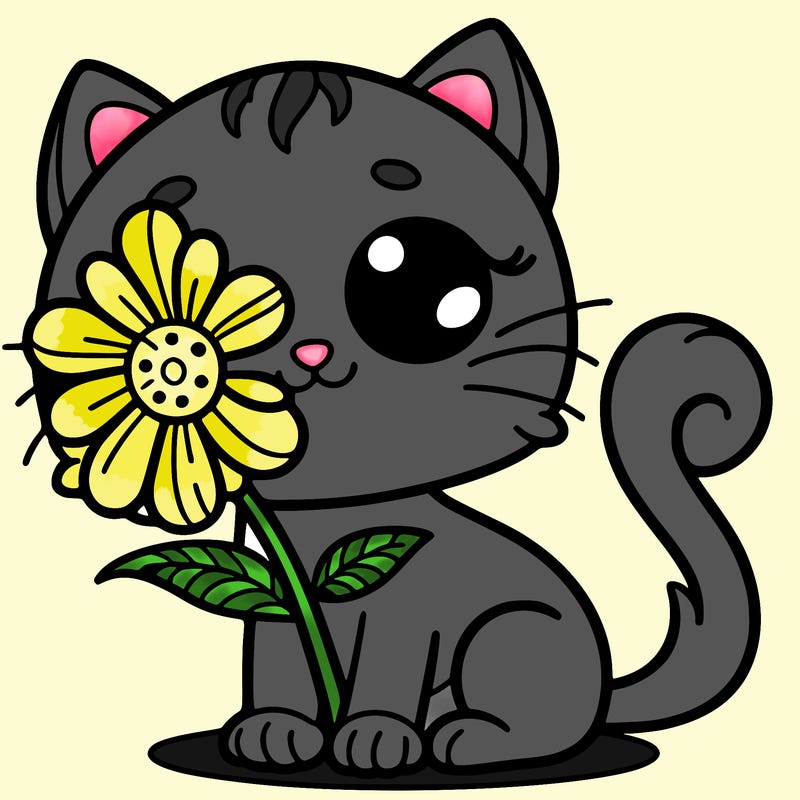 flower cat