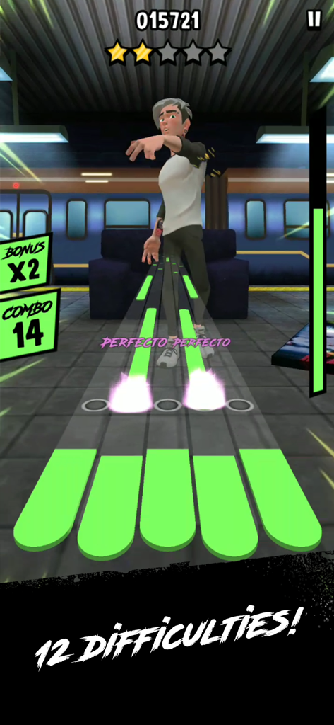 LIT killah: The Game - LIT killah music rhythm game gameplay with avatar and music notes