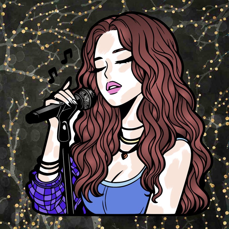 realistic female singer