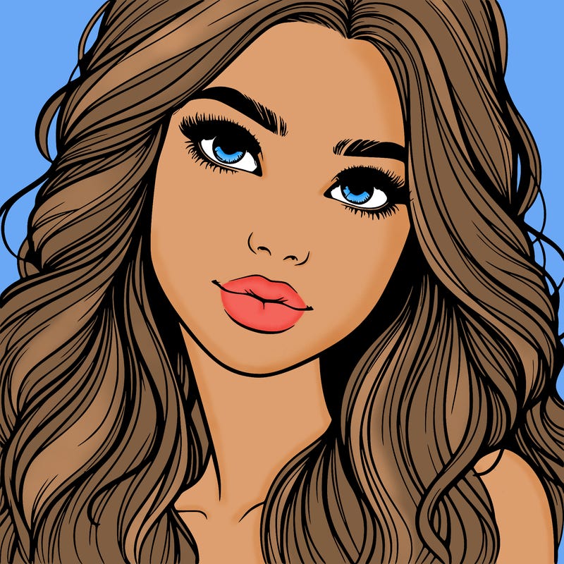 beautiful realistic girl