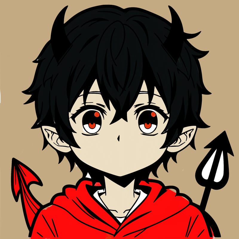 devil anime boy