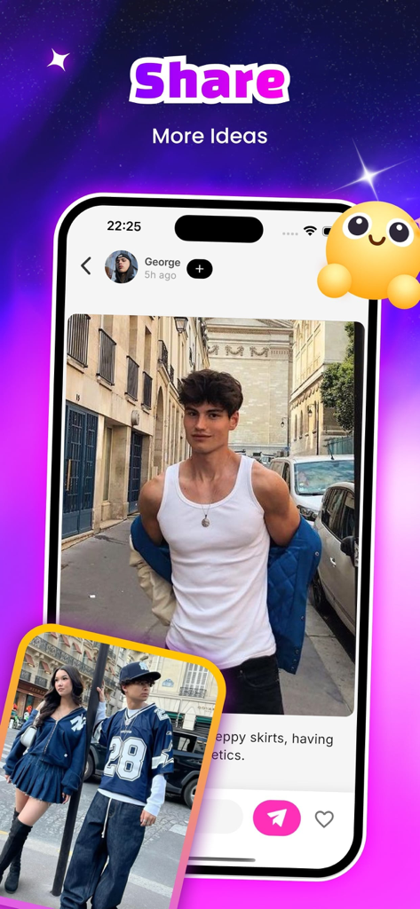 Fufi – Fashion, Video, Share - A mobile screenshot of the Fufi app showing user-shared fashion outfits and streetwear styles.