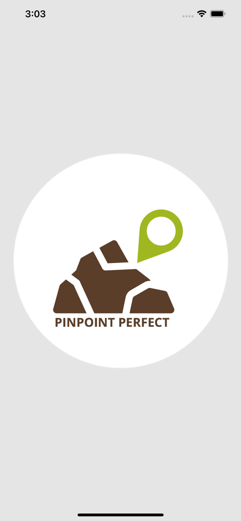 Pinpoint Perfect - Pinpoint Perfect navigation app logo with mountain and pin