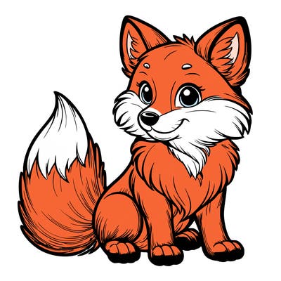 realistic fox