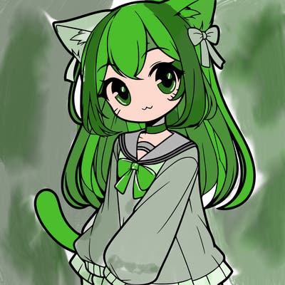 cat anime girl