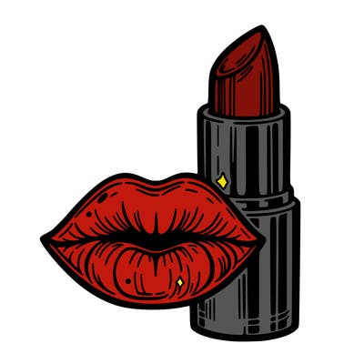 lips and lipstick