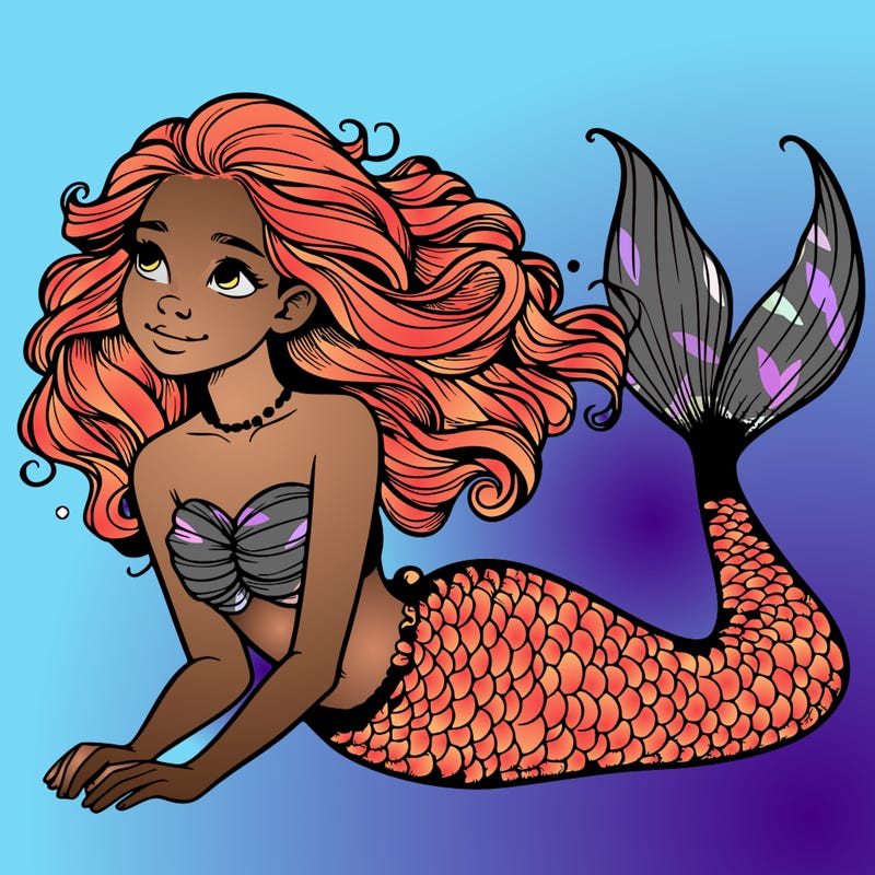 a realistic mermaid