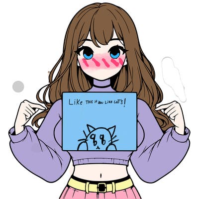 girl holding a blank sign in a long sleeve crop top