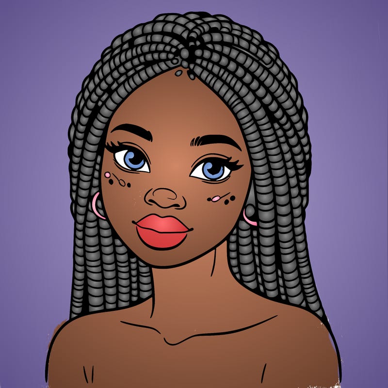 african woman with fulani braids