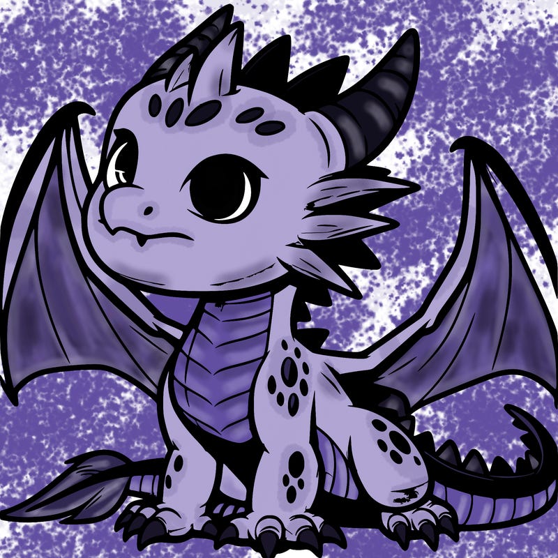 fierce baby night dragon