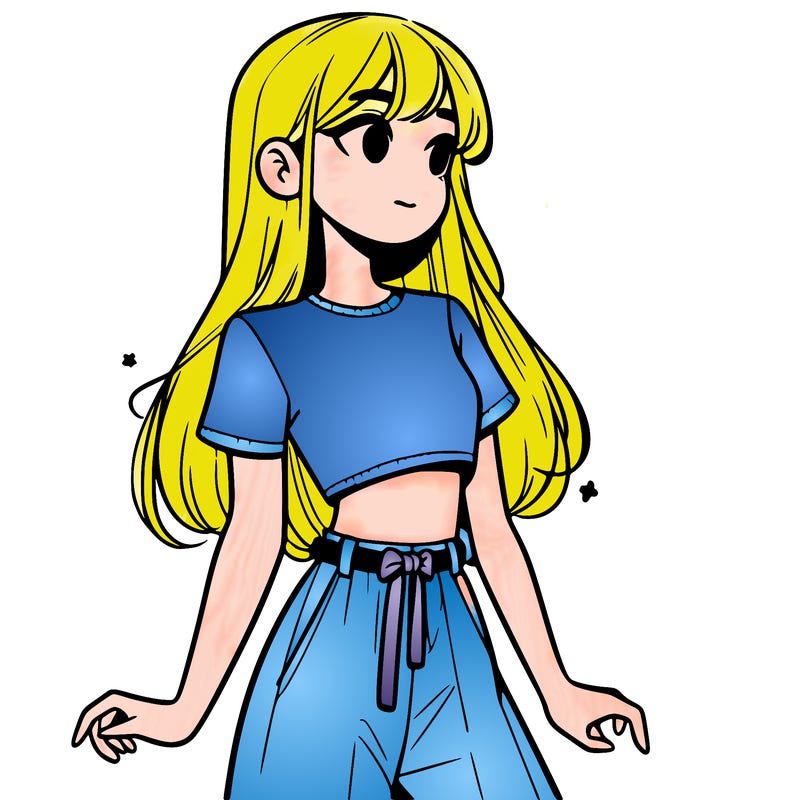 girl in a cute crop top