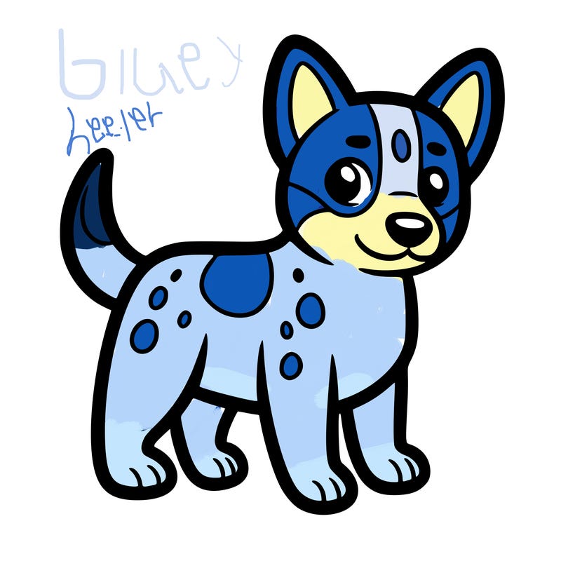 bluey the dog