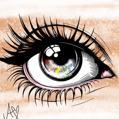 realistic eye