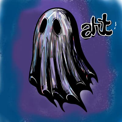 realistic creepy ghost