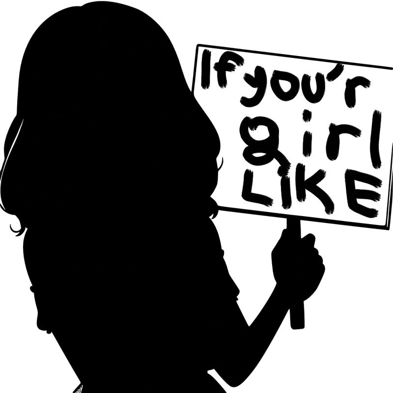 realistic pretty girl holding blank sign
