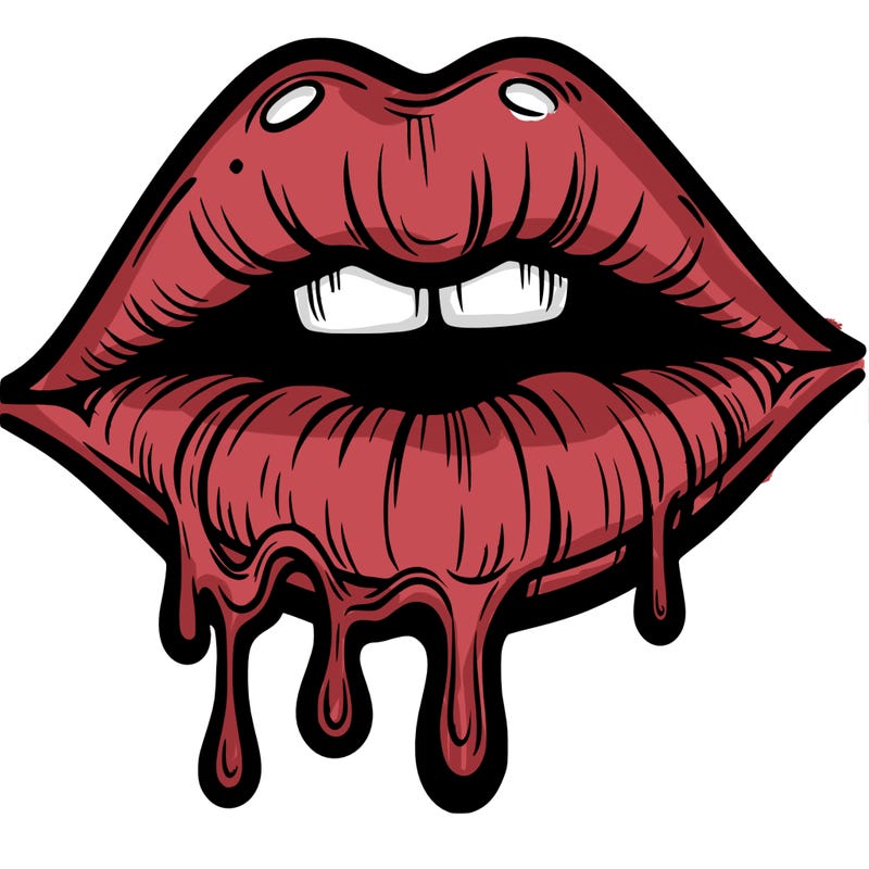 lips that look realistic and drip