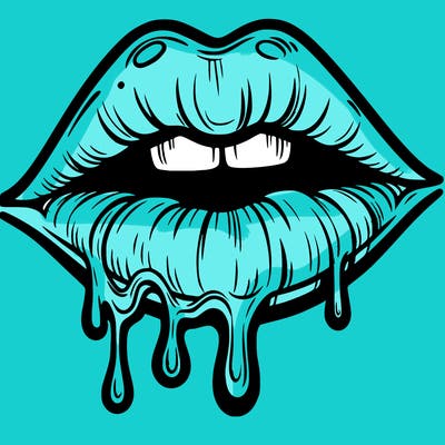 lips that look realistic and drip