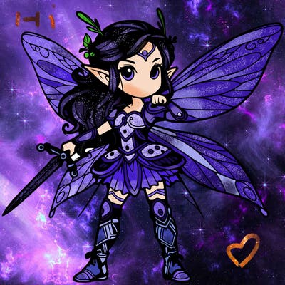 fantasy fairy warrior