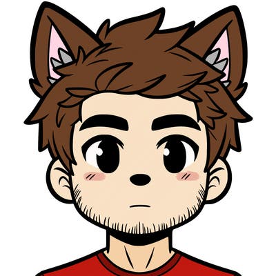 man with wolf's ears