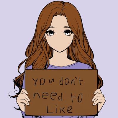 realistic girl with long hair holding a blank sign