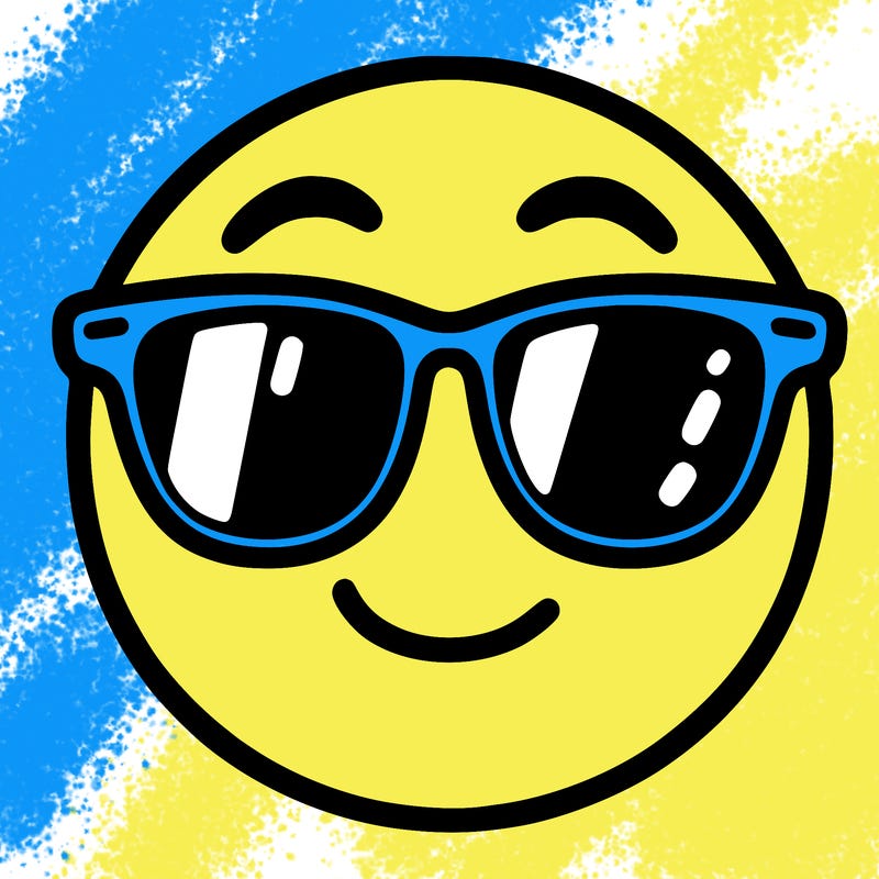 emoji with sunglasses