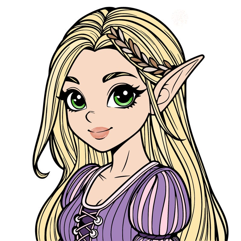 realistic girl elf