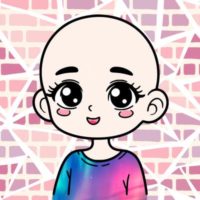 girl with no hair