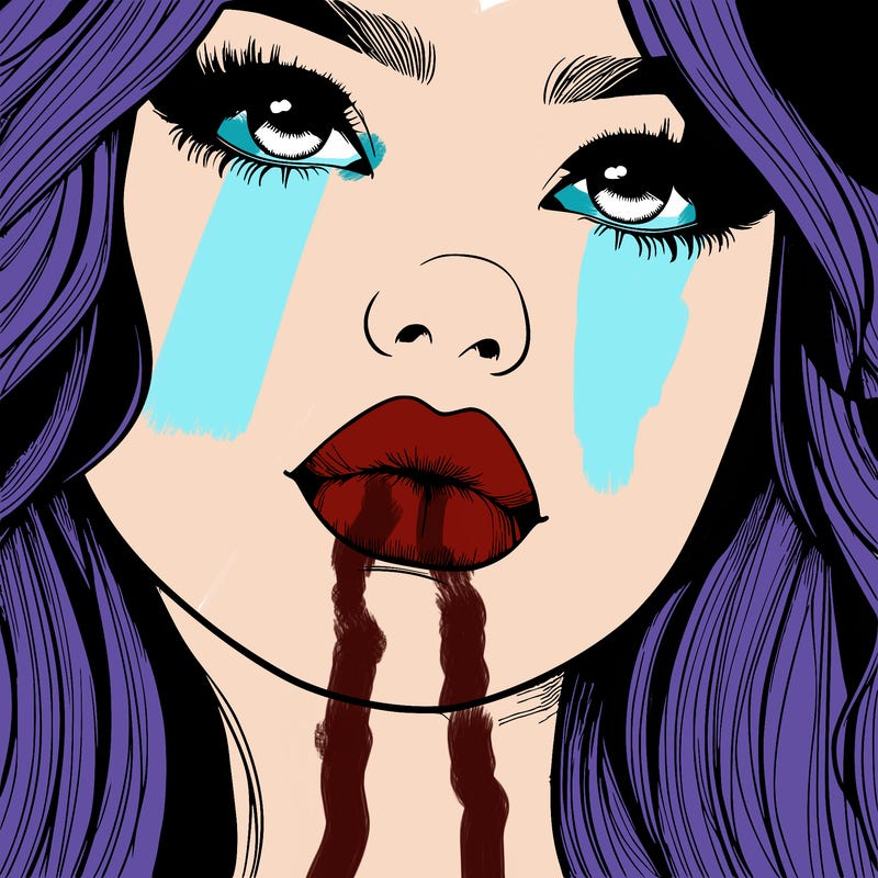 really realistic girl with lips