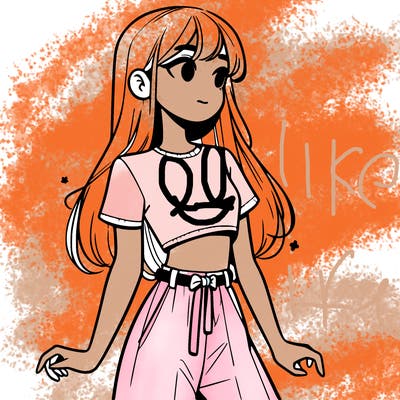 girl in a cute crop top