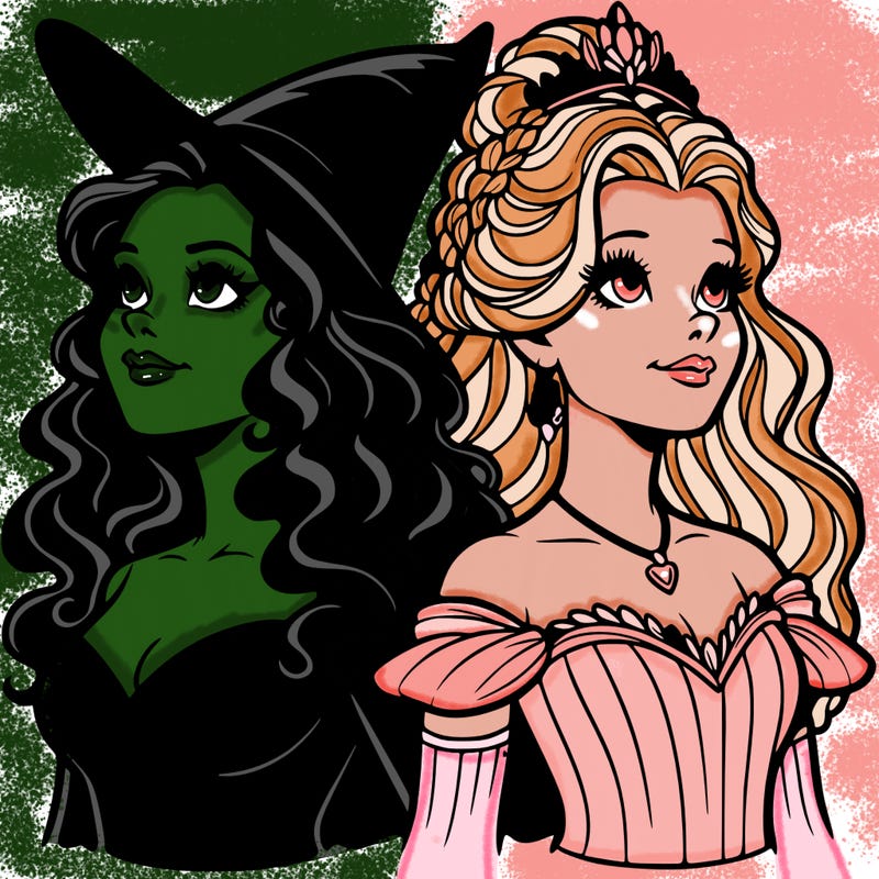 'elphaba and glinda (realistic)