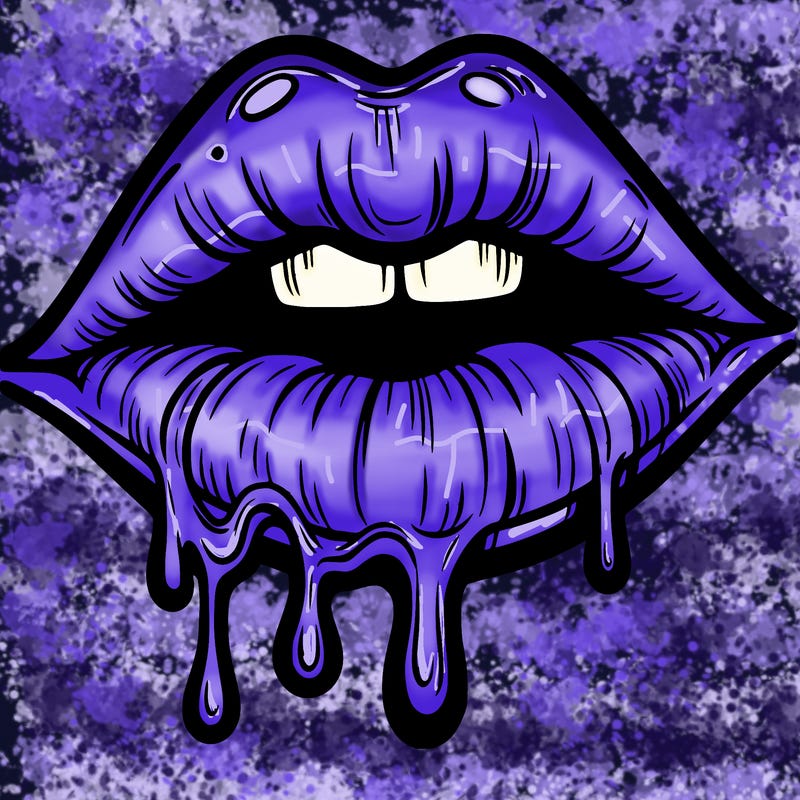 lips that look realistic and drip