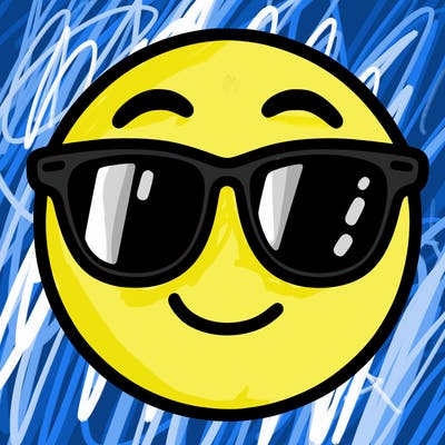 emoji with sunglasses