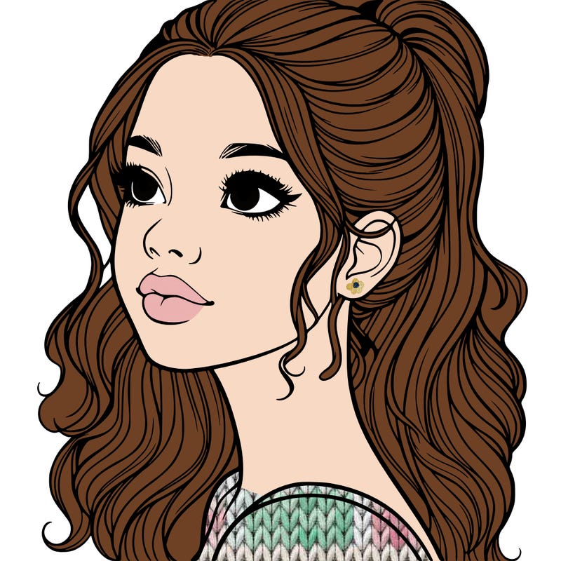 beautiful realistic girl