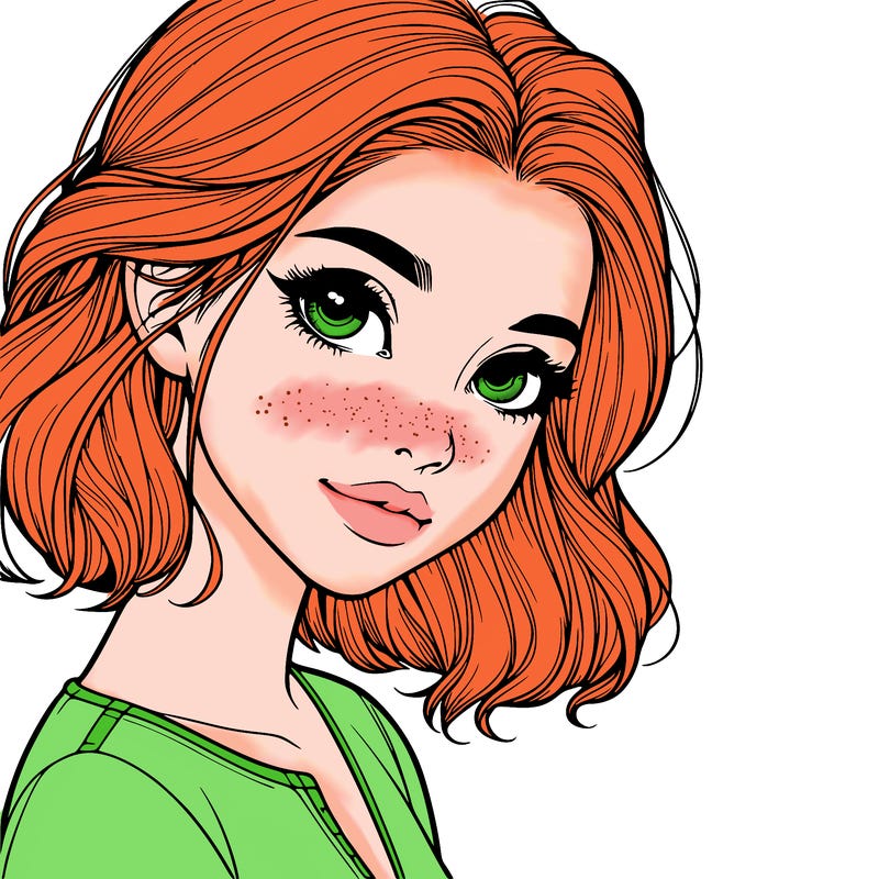 beautiful realistic girl