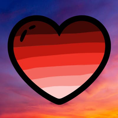 a blank heart