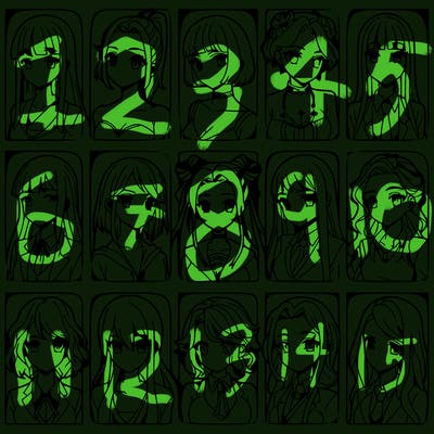 girls that look diffrent anime