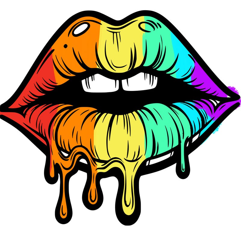 lips that look realistic and drip