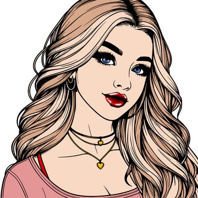 detailed realistic girl