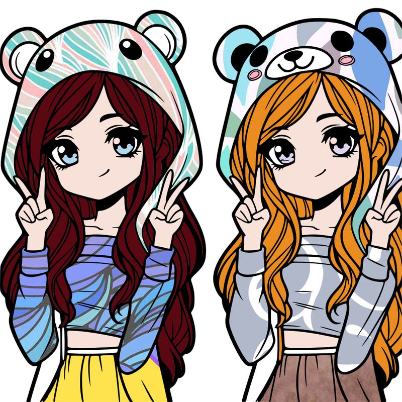 teen girl in animal costume