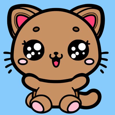 kawaii cute cat