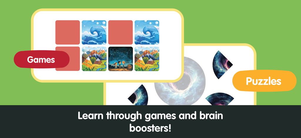 Little Astronauts - Space Kids - Educational space themed memory games and jigsaw puzzles for children