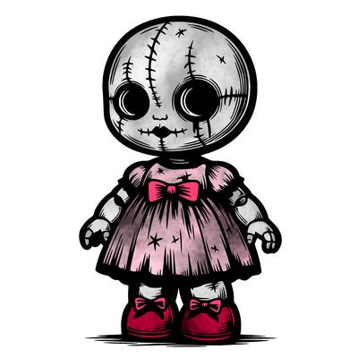 creepy doll